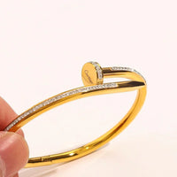 Cartier 18K Gold Plated Jewelry Juste Un Clou Bracelet yellow rose silver ✨