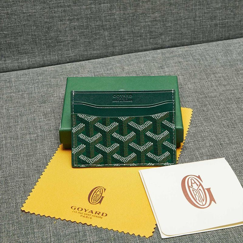 Goyard Saint-Sulpice Card Wallet In Goyardine Canvas ✨ - buyonlinebehappy