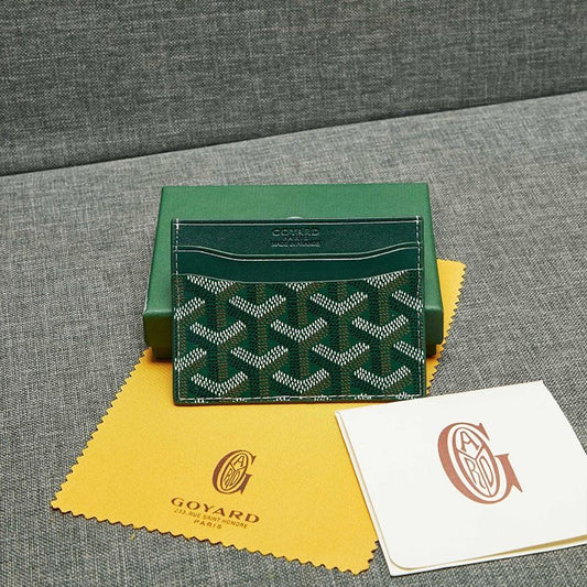 Goyard Saint-Sulpice Card Wallet In Goyardine Canvas ✨ - buyonlinebehappy