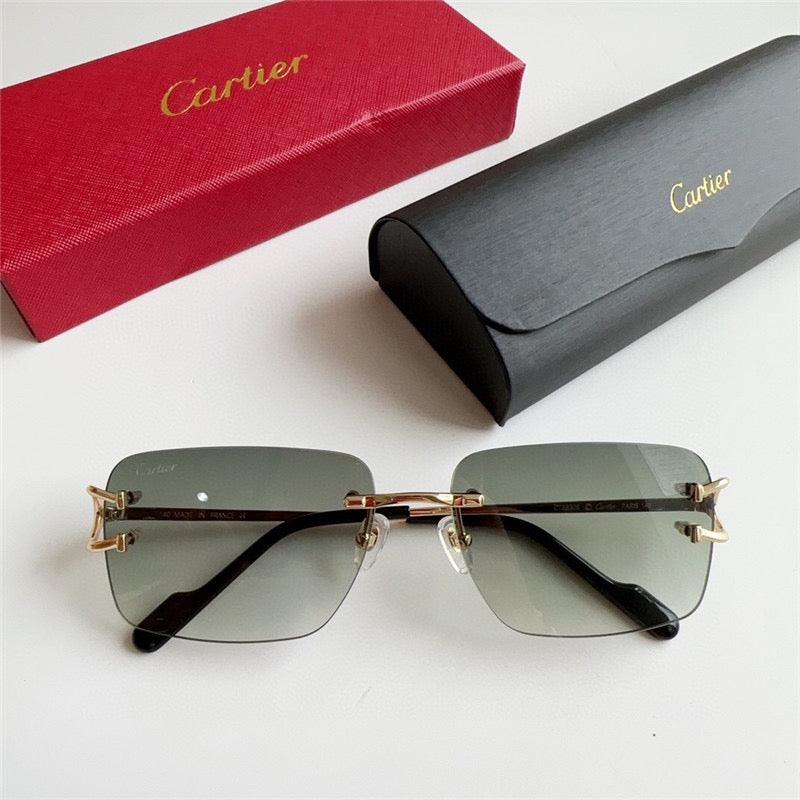 1 Cartier SIGNATURE C DE Style Sunglasses 57mm 14 lens Color - buyonlinebehappy