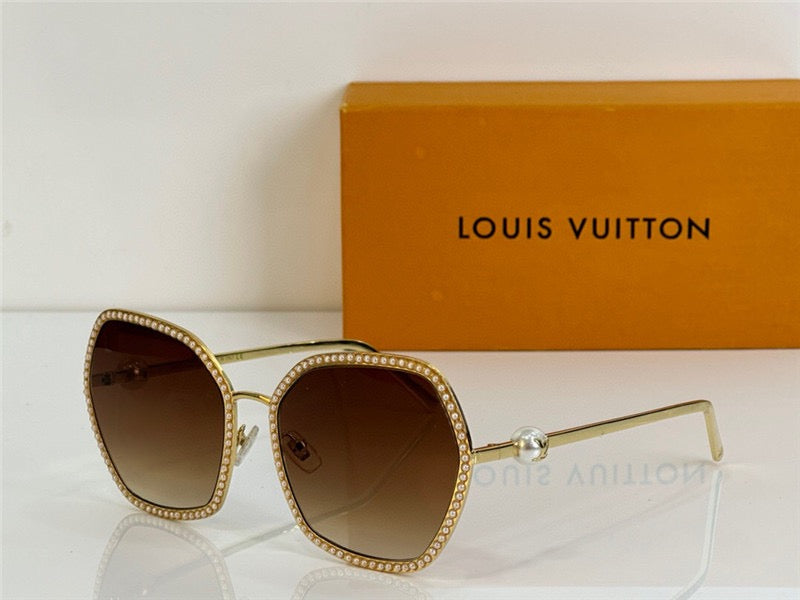 Louis Vuitton LV Signature Z2016U LV Pearl Round Sunglasses✨ - buyonlinebehappy