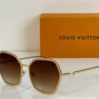 Louis Vuitton LV Signature Z2016U LV Pearl Round Sunglasses✨