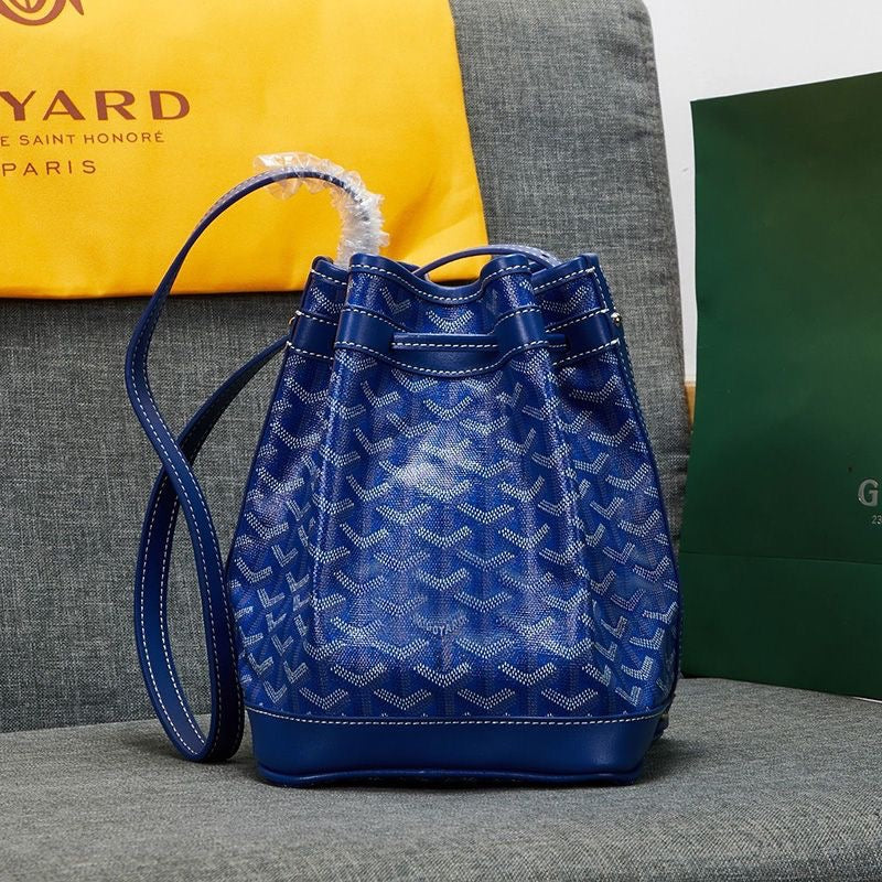 Goyard Petit Flot Bucket Bag In Goyardine Canvas Shoulder Bag ✨ - buyonlinebehappy