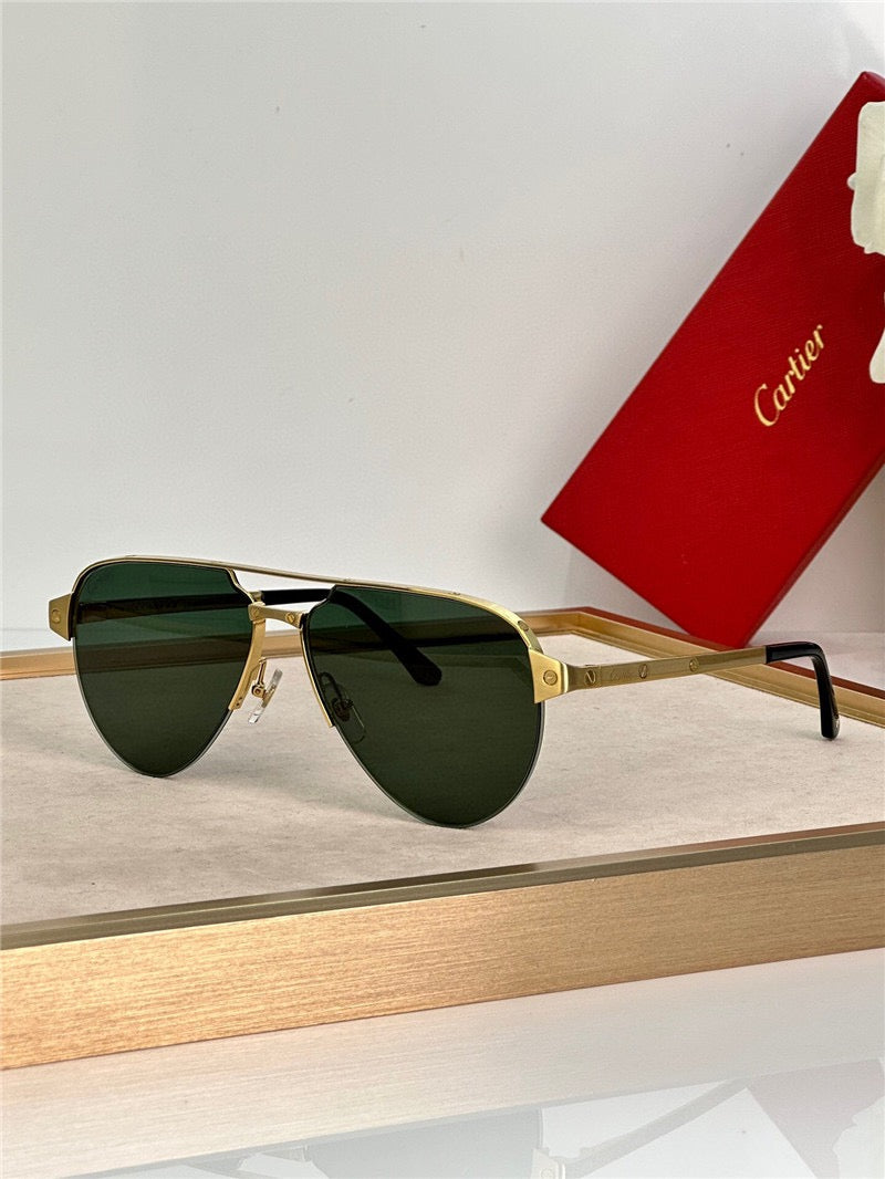 Cartier CT0386S 003 Sunglasses Men's $1295  ✨ - buyonlinebehappy