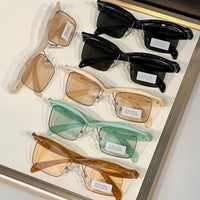 PRADA PR A15S - BLACK-PEACH-GREEN | SUNGLASSES Unisex  🟥