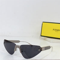 2024 FENDI First Crystal Gold metal Sunglasses 4127US shape Women's✨