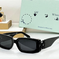 Off-White Roma Rectangular Frame Unisex Acetate Sunglasses✨