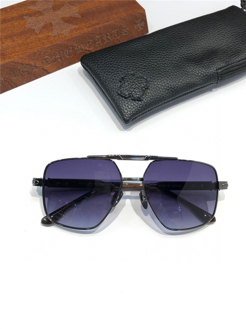 Chrome Hearts 8240 square-frame tinted sunglasses - buyonlinebehappy