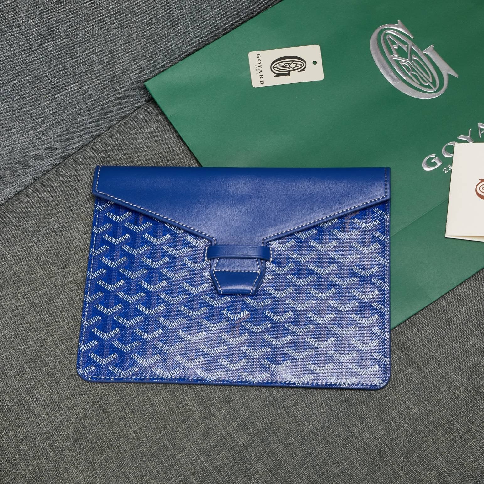 Goyard Camondo 2 Pouch In Goyardine Envelope Canvas Clutch✨ - buyonlinebehappy