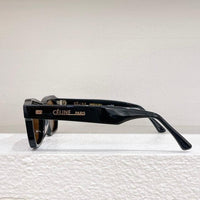CELINE Rectangular Cat Eye Sunglasses CL40058I Black Women's Sunglasses ✨