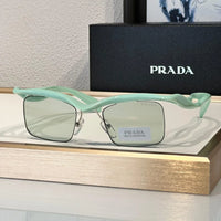 PRADA PR A15S - BLACK-PEACH-GREEN | SUNGLASSES Unisex  🟥