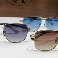 Chrome Hearts 8229 Metal-Acetate Aviator Sunglasses⚜️
