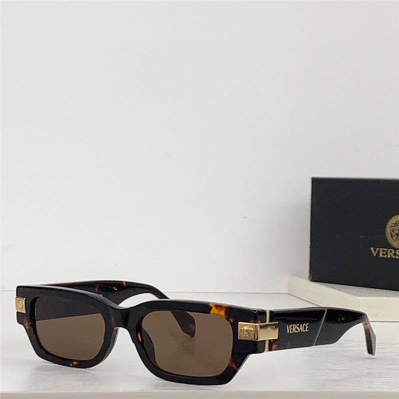 Versace VE4465 GB1/87 53-18 Rectangle Women's SUNGLASSES ✨ - buyonlinebehappy