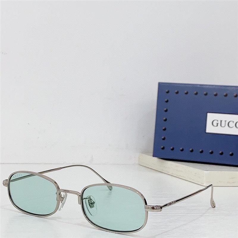 GUCCI Rectangular Frame 2024 in metal frame New Season GG1648S Sunglasses ✨ - buyonlinebehappy