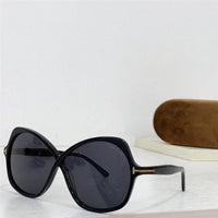 ✨TOM FORD Eyewear Rosemin Oversize round-frame sunglasses