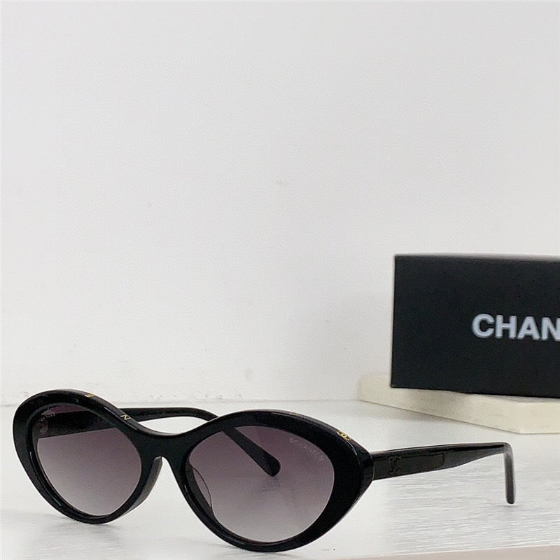 Chanel CH5416 1712/S6 Cat Eye Oval Acetate Sunglasses ✨ - buyonlinebehappy