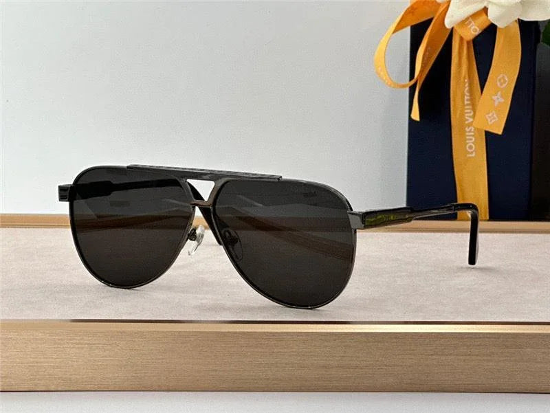 ✨Louis Vuitton Z1586W 1.1 Evidence Metal Pilot Sunglasses