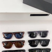 Mont Blanc Sunglasses MB 0254 S 001 Black / Silver Grey Lens Aviator 53-18🏎