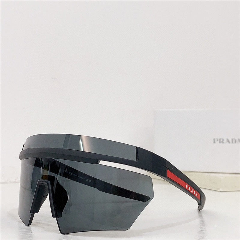 PRADA 59mm Shield Sunglasses Prada Linea Rossa   🟥 - buyonlinebehappy