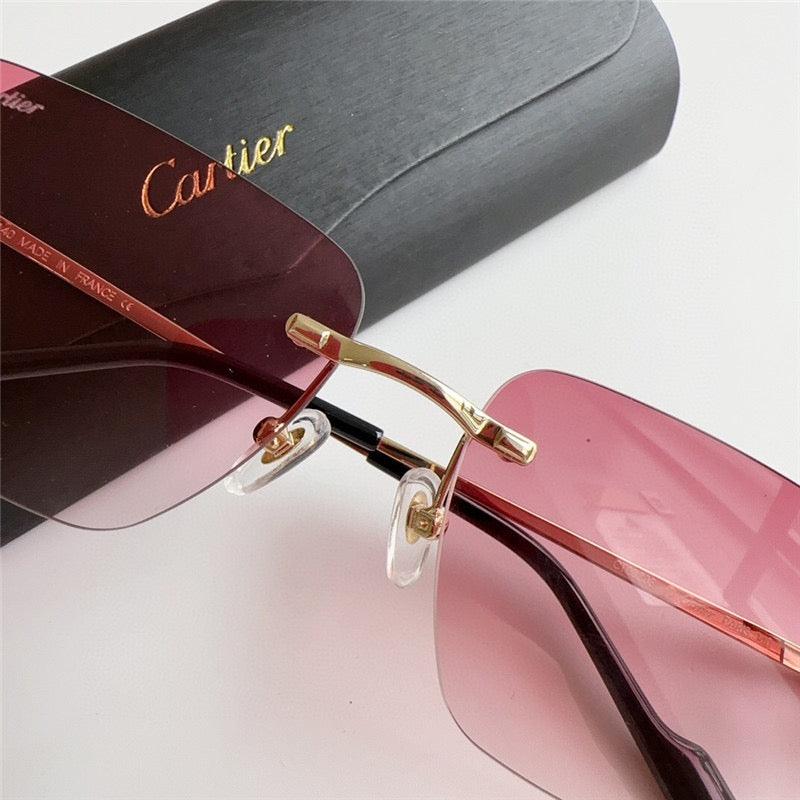 1 Cartier SIGNATURE C DE Style Sunglasses 57mm 14 lens Color - buyonlinebehappy