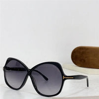 ✨TOM FORD Eyewear Rosemin Oversize round-frame sunglasses