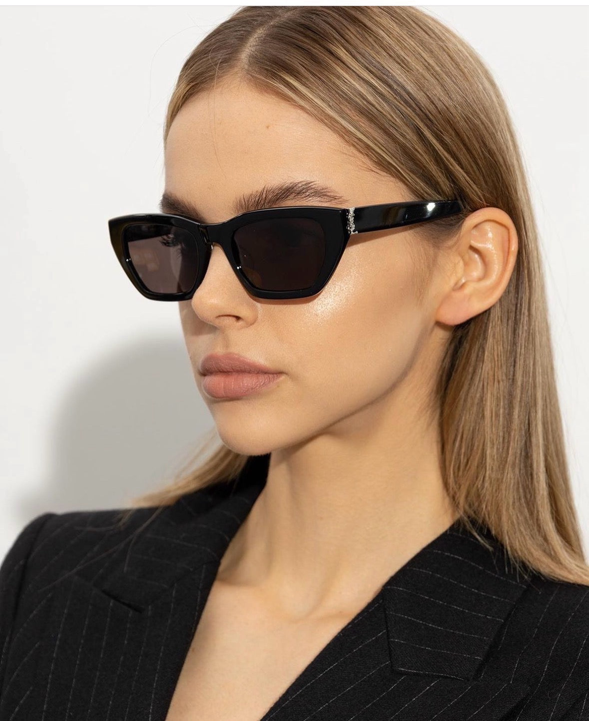 YSL  Saint Laurent Women's Cat Eye Sunglasses SL M80🖤 - buyonlinebehappy