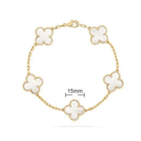 Van Cleef Vintage Alhambra Bracelet 18K Gold Plated Women's Jewelry 19 models✨
