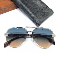 Chrome Hearts 8267 Metal frame Luxury Pilot Sunglasses🔱