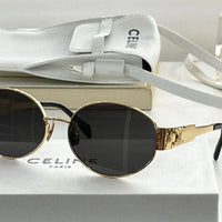 CELINE ovals Triomphe Metal 01 CL40235U 30N Sunglasses ✨