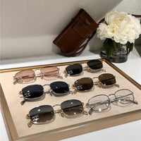 CELINE 2024 ovals Triomphe metal 40284 Sunglasses ✨