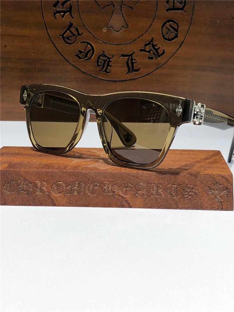 Chrome Hearts 8249 square-frame tinted sunglasses - buyonlinebehappy