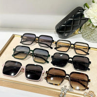 CHANEL Square Metal & Strass Sunglasses 4578 🖤