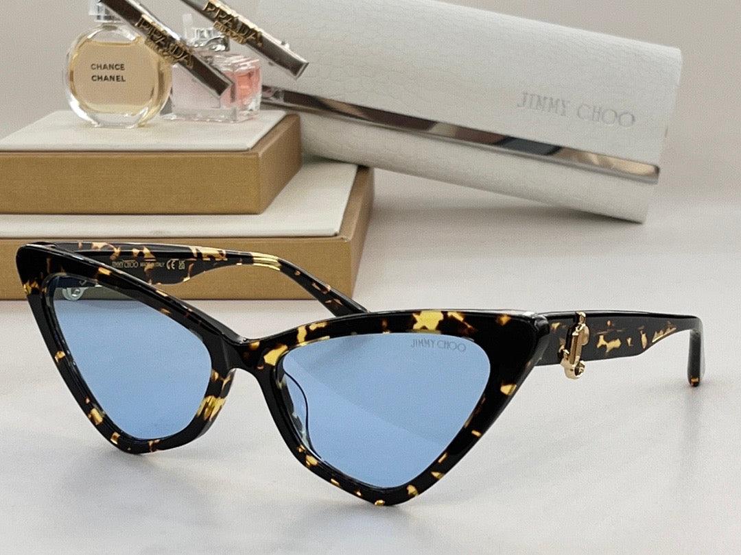 2024 Jimmy Choo ADDY - Cat Eye Sunglasses with Glitter women's ✨ - buyonlinebehappy