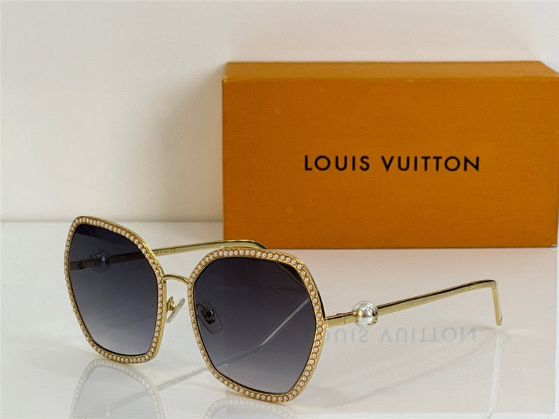 Louis Vuitton LV Signature Z2016U LV Pearl Round Sunglasses✨ - buyonlinebehappy