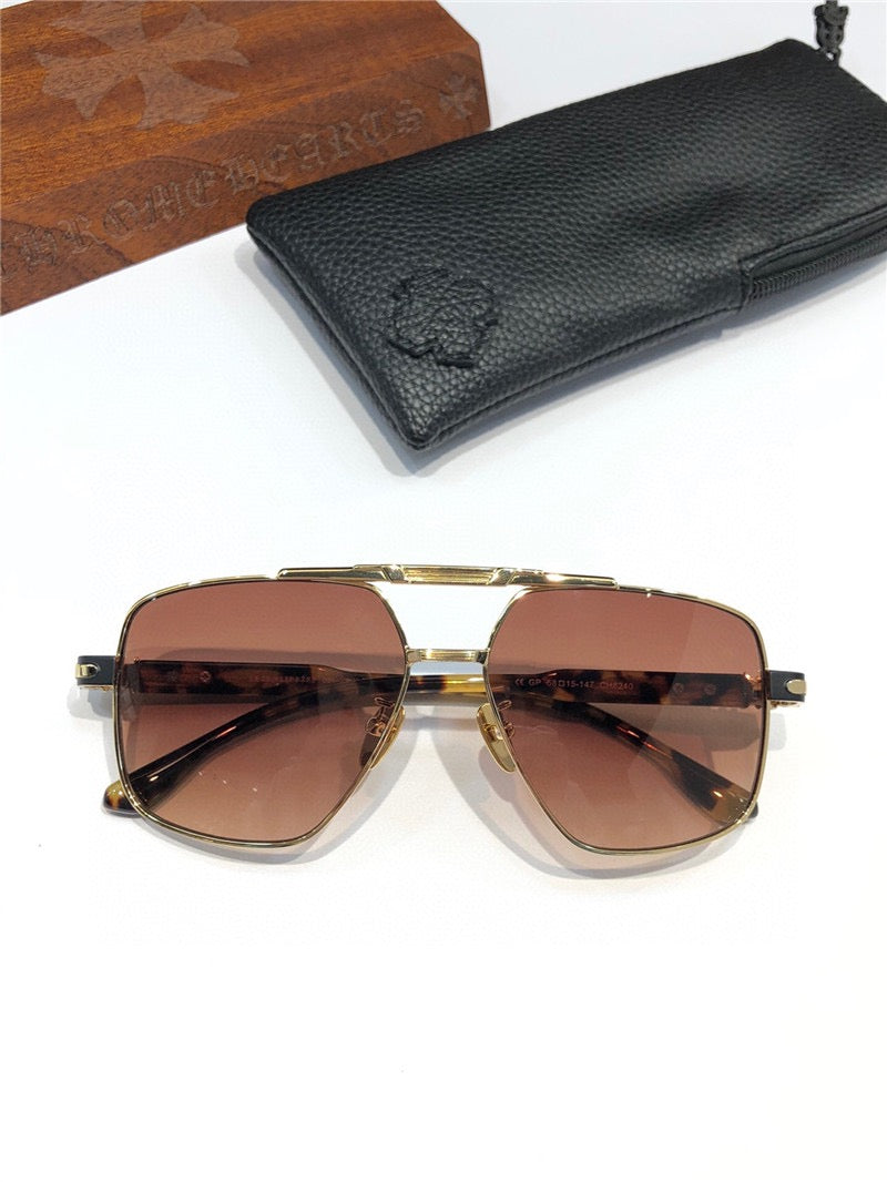 Chrome Hearts 8240 square-frame tinted sunglasses - buyonlinebehappy