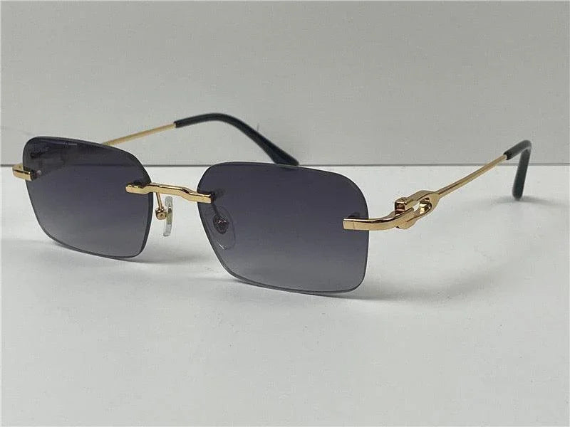 CARTIER  CT0290  Gold-Silver Men's Sunglasses 👑