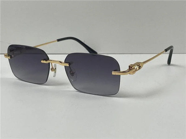 CARTIER  CT0290  Gold-Silver Men's Sunglasses 👑