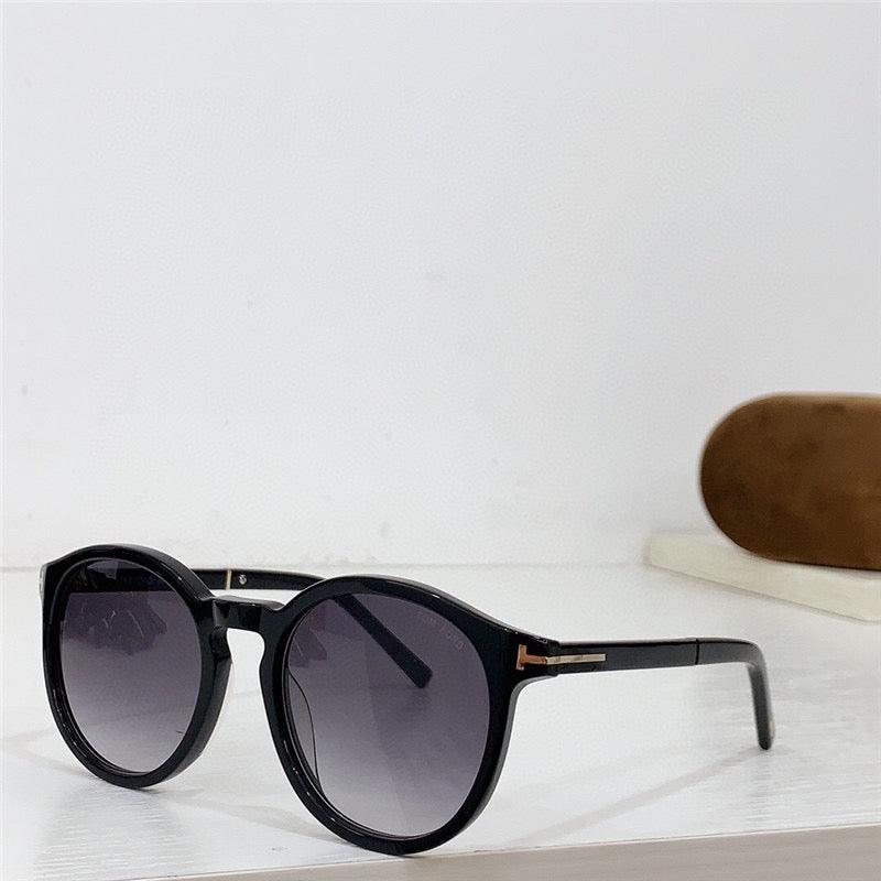 Tom Ford ELTON FT 1021 Dark Havana/Grey (52A) Sunglasses ✨ - buyonlinebehappy