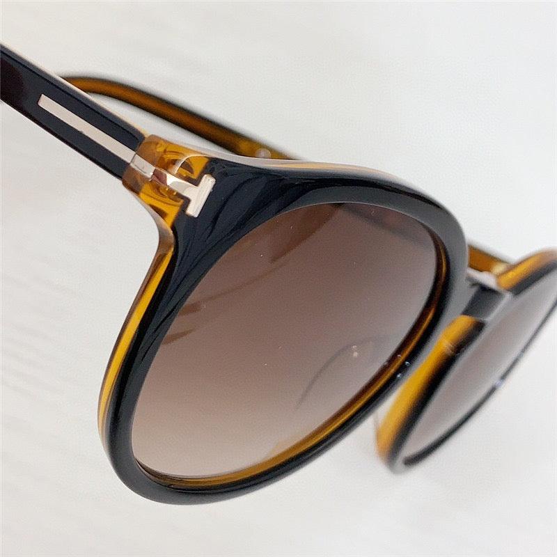 Tom Ford ELTON FT 1021 Dark Havana/Grey (52A) Sunglasses ✨ - buyonlinebehappy