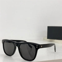 Mont Blanc Sunglasses MB 0124 S 001 Black / Silver Grey Lens Aviator 53-18🏎