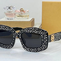 NEW SEASON Loewe Pavé Screen LW 4114 IS 90A Geometric Sunglasses ✨