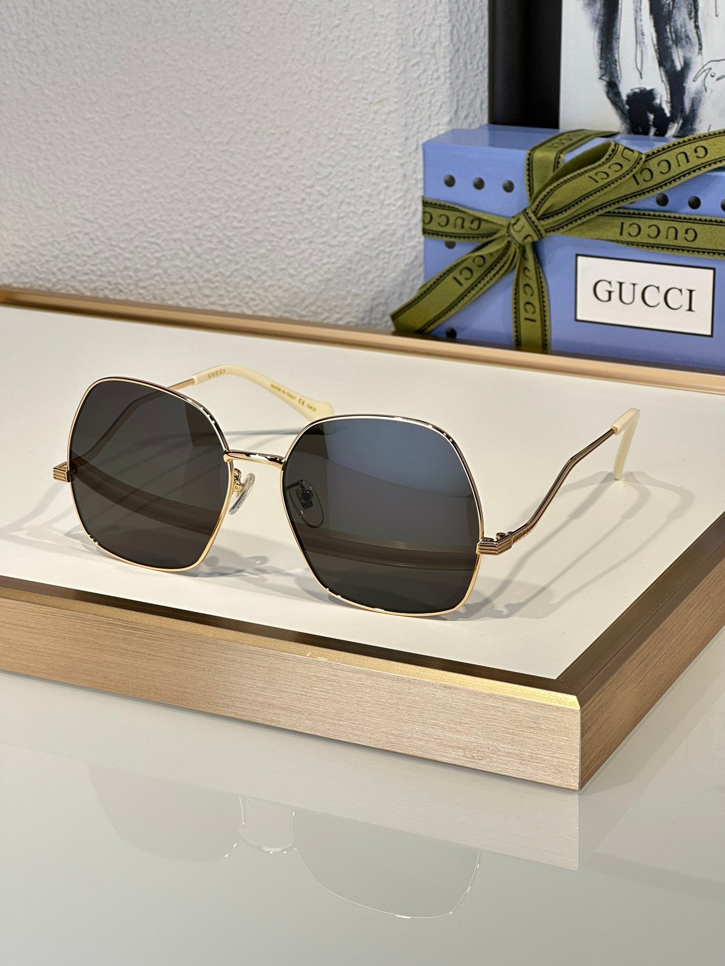 Gucci Over Size GG 0972S 2024 Women's Sunglasses ✨ - buyonlinebehappy