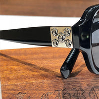 Chrome Hearts TV PARTY matty boy square-frame tinted sunglasses🔱