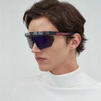 PRADA 59mm Shield Sunglasses Prada Linea Rossa   🟥
