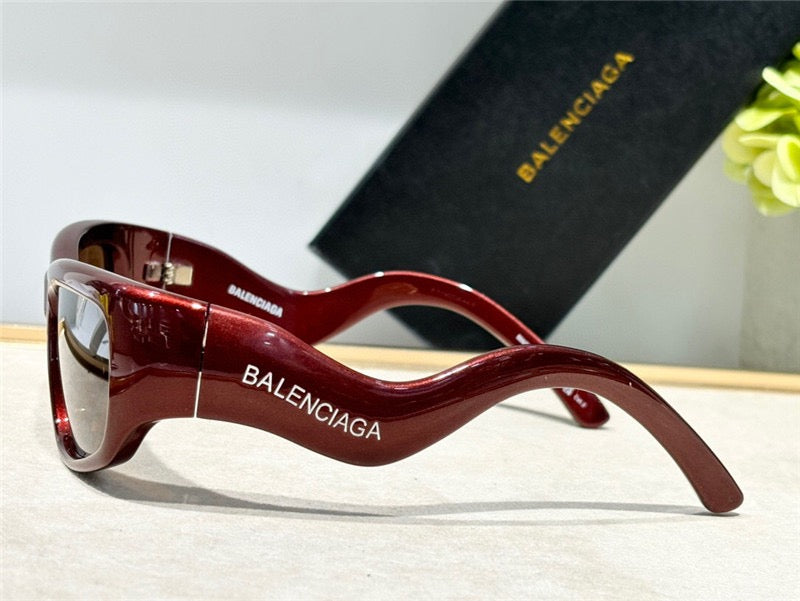 BALENCIAGA BB 0320S Hamptons Injected acetate Sunglasses 👽 - buyonlinebehappy