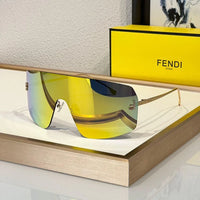 Fendi 2024 First Mask FE 4121 US 28G Shield Sunglasses Women's✨