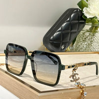 CHANEL Square Metal & Strass Sunglasses 4578 🖤