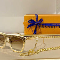 Louis Vuitton ultra rare LV1105 Chain Women's Sunglasses ✨