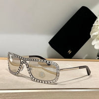 CHANEL Shield Sunglasses A71558🖤