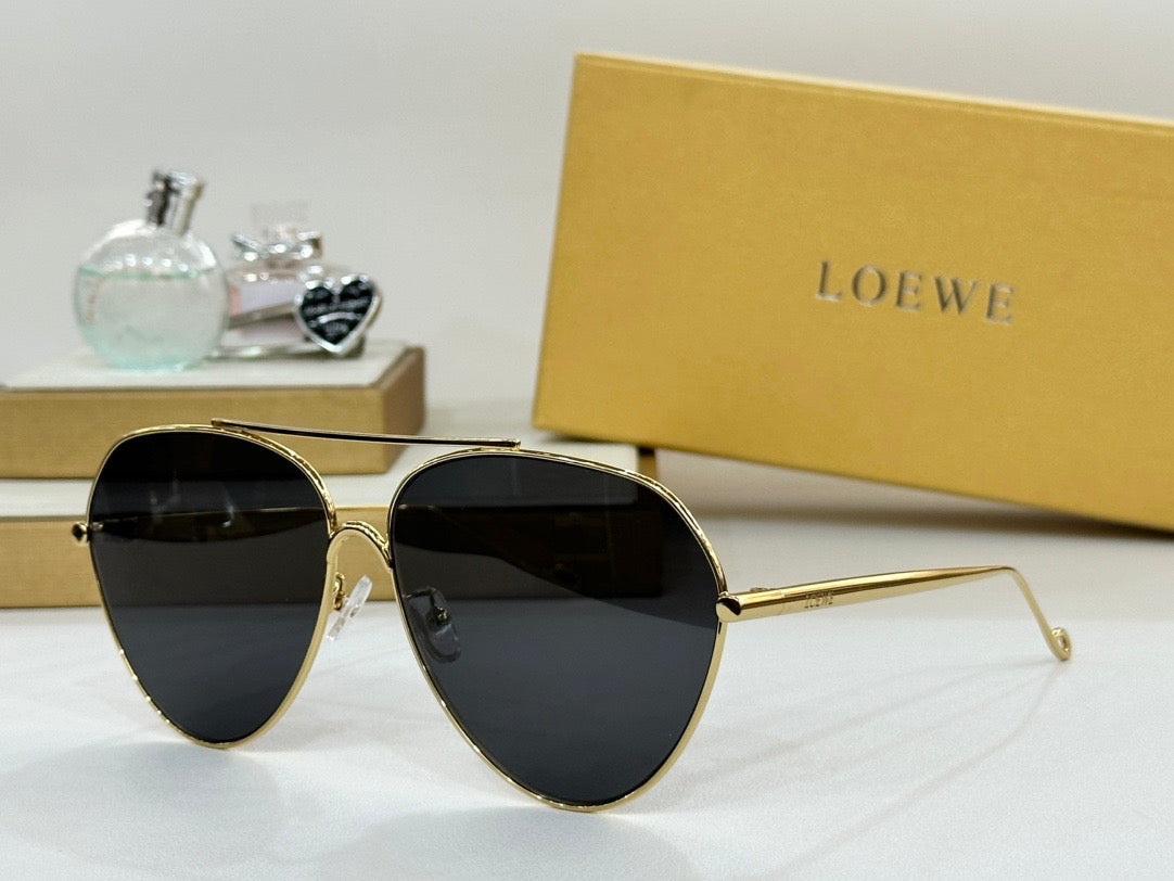 LOEWE Loewe Metal Aviator LW 40067U 30G Unisex Sunglasses ✨ - buyonlinebehappy